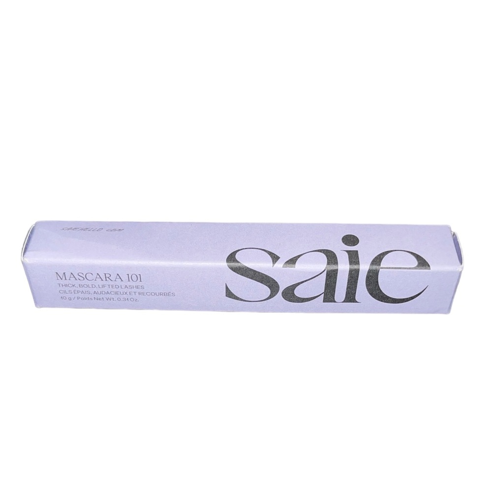 SAIE Mascara 101 Thick Bold Lifted Lashes in BLACK Full Size 10mL NIB